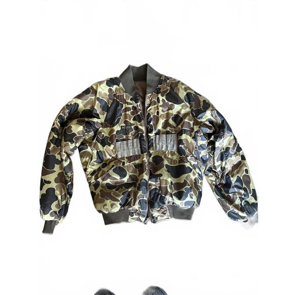 Columbia 2-in-1 Hunting Jacket Mens M Duck Zip-In Liner Game Bag Ammo Loops OMNI - Picture 7 of 15